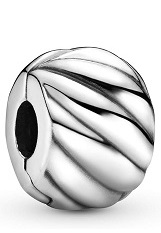 magnificent silver feathered Pandora charm